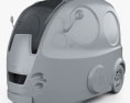 Tata Airpod 2018 3D 모델  clay render