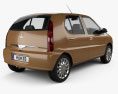 Tata Indica 2020 3D 모델  back view
