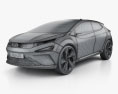 Tata 45X 2020 3D модель wire render