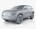 Tata H5X 2020 3D-Modell clay render
