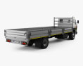 Tata LPT 1518 Flatbed Truck 2014 3d model back view