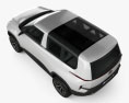 Tata Sierra 2024 3d model top view