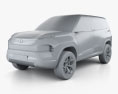 Tata Sierra 2024 Modello 3D clay render