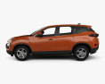 Tata Harrier with HQ interior 2021 3d model side view