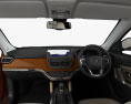 Tata Harrier with HQ interior 2021 3d model dashboard