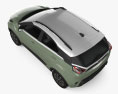 Tata Nexon 2023 3D модель top view