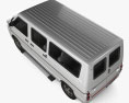 Tata Winger Пасажирський фургон L1H1 2023 3D модель top view
