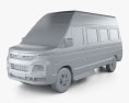 Tata Winger Passenger Van L2H2 2023 3D-Modell clay render