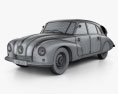Tatra T87 1947 3D模型 wire render