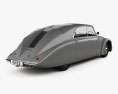 Tatra 77a 1937 3D-Modell Rückansicht