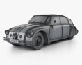 Tatra 77a 1937 3D-Modell wire render