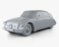 Tatra 77a 1937 3D-Modell clay render