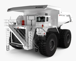 3D model of Terex Unit Rig MT6300 AC Dump Truck 2013