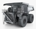 Terex Unit Rig MT6300 AC 덤프 트럭 2013 3D 모델  wire render