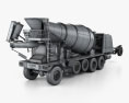 Terex FDB 6000 Mixer Truck 2022 3d model wire render