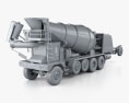 Terex FDB 6000 Betonmischwagen 2022 3D-Modell clay render