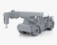 Terex MAC-25SL Franna Crane Truck 2013 3d model clay render