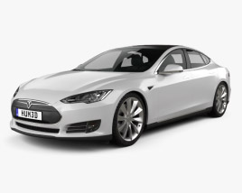 Tesla Model S 2015 3D модель