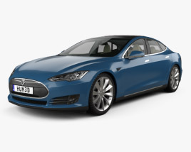 Tesla Model S 带内饰 2017 3D模型