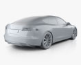 Tesla Model S 带内饰 2014 3D模型