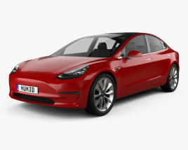 Tesla Model 3 Prototype 2016 3D model