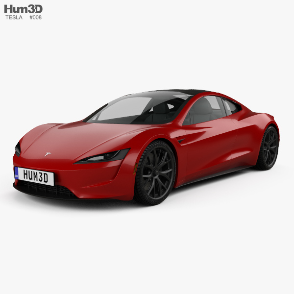 Tesla Родстер 2020 3D модель
