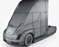 Tesla Semi Sleeper Cab Сідловий тягач 2018 3D модель wire render