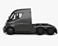 Tesla Semi Day Cab Camion Trattore 2020 Modello 3D vista laterale