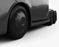 Tesla Semi Day Cab 트랙터 트럭 2020 3D 모델 