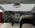 Tesla Model S with HQ interior 2015 3d model dashboard