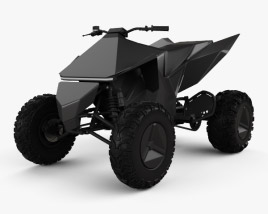 Tesla Cyberquad ATV 2019 Modello 3D