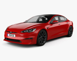 Tesla Model S Plaid 2024 Modelo 3d
