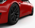 Tesla Model S Plaid 2022 3d model