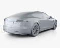 Tesla Model S Plaid 2022 3d model