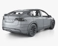 Tesla Model X з детальним інтер'єром 2024 3D модель
