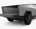 Tesla Cybertruck с детальным интерьером 2024 3D модель