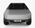 Tesla Cybertruck com interior 2024 Modelo 3d vista de frente