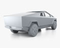 Tesla Cybertruck con interni 2024 Modello 3D