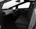 Tesla Cybertruck с детальным интерьером 2024 3D модель seats