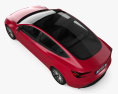 Tesla Model 3 Performance 2024 3d model top view