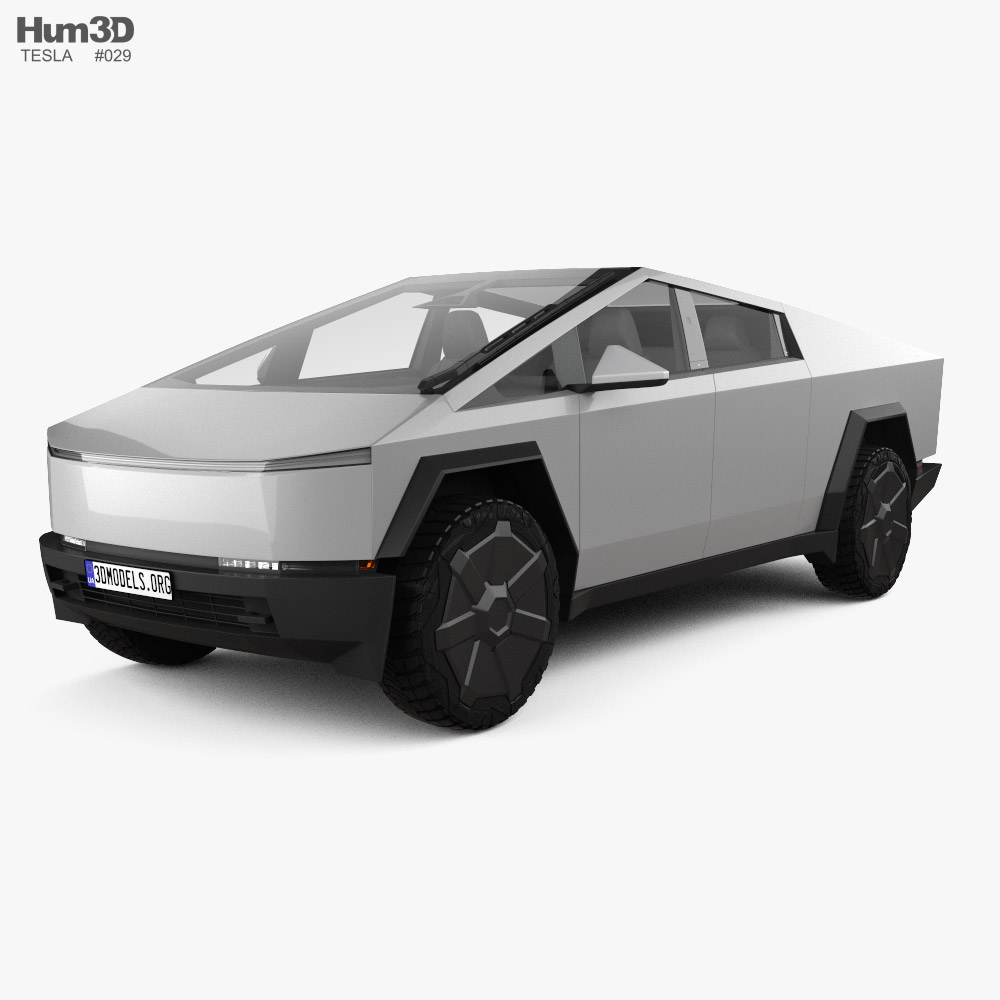 Tesla Cybertruck 2024 Modello 3D