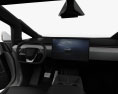 Tesla Cybertruck with HQ interior 2023 Modèle 3d dashboard