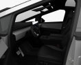 Tesla Cybertruck with HQ interior 2023 3D模型 seats
