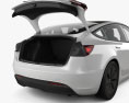 Tesla Model 3 with HQ interior 2024 3D модель