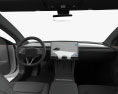 Tesla Model 3 with HQ interior 2024 3D模型 dashboard