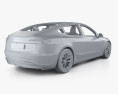 Tesla Model 3 Performance with HQ interior 2024 3D模型