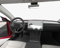 Tesla Model 3 Performance with HQ interior 2024 Modello 3D dashboard