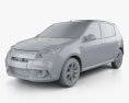 Тестовий пробний автомобіль 3D модель