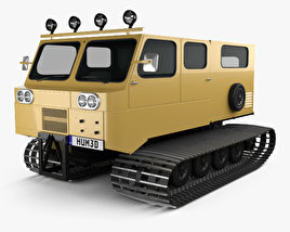 Thiokol Spryte 1200 Snowcat 2011 3D 모델 