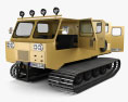 Thiokol Spryte 1200 Snowcat (The Thing) with HQ interior 2011 3D 모델 